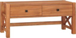 vidaXL - Tv-meubel - 100x40x45 - cm - teakhout