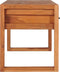 vidaXL - Tv-meubel - 100x40x45 - cm - teakhout