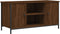 vidaXL - Tv-meubel - 100x40x50 - cm - bewerkt - hout - bruin - eikenkleur