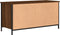 vidaXL - Tv-meubel - 100x40x50 - cm - bewerkt - hout - bruin - eikenkleur