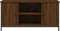 vidaXL - Tv-meubel - 100x40x50 - cm - bewerkt - hout - bruin - eikenkleur