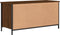 vidaXL - Tv-meubel - 100x40x50 - cm - bewerkt - hout - bruin - eikenkleur