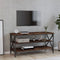 vidaXL - Tv-meubel - 100x40x50 - cm - bewerkt - hout - gerookt - eikenkleurig