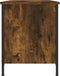 vidaXL - Tv-meubel - 100x40x50 - cm - bewerkt - hout - gerookt - eikenkleurig