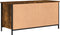 vidaXL - Tv-meubel - 100x40x50 - cm - bewerkt - hout - gerookt - eikenkleurig