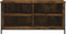 vidaXL - Tv-meubel - 100x40x50 - cm - bewerkt - hout - gerookt - eikenkleurig