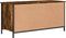 vidaXL - Tv-meubel - 100x40x50 - cm - bewerkt - hout - gerookt - eikenkleurig