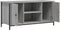 vidaXL - Tv-meubel - 100x40x50 - cm - bewerkt - hout - grijs - sonoma - eikenkleurig