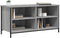 vidaXL - Tv-meubel - 100x40x50 - cm - bewerkt - hout - grijs - sonoma - eikenkleurig