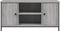 vidaXL - Tv-meubel - 100x40x50 - cm - bewerkt - hout - grijs - sonoma - eikenkleurig