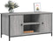 vidaXL - Tv-meubel - 100x40x50 - cm - bewerkt - hout - grijs - sonoma - eikenkleurig