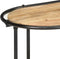 vidaXL - Tv-meubel - 100x42x40 - cm - massief - ruw - mangohout