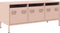 vidaXL - Tv-meubel - 101,5x39x43,5 - cm - koudgewalst - staal - roze