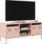 vidaXL - Tv-meubel - 101,5x39x43,5 - cm - koudgewalst - staal - roze