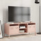 vidaXL - Tv-meubel - 101,5x39x43,5 - cm - koudgewalst - staal - roze
