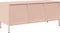 vidaXL - Tv-meubel - 101,5x39x43,5 - cm - koudgewalst - staal - roze