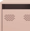vidaXL - Tv-meubel - 101,5x39x43,5 - cm - koudgewalst - staal - roze