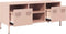 vidaXL - Tv-meubel - 101,5x39x43,5 - cm - koudgewalst - staal - roze