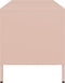 vidaXL - Tv-meubel - 101,5x39x43,5 - cm - koudgewalst - staal - roze
