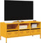 vidaXL - Tv-meubel - 101,5x39x43,5 - cm - koudgewalst - staal - mosterdgeel