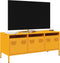 vidaXL - Tv-meubel - 101,5x39x43,5 - cm - koudgewalst - staal - mosterdgeel