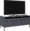 vidaXL - Tv-meubel - 101,5x39x43,5 - cm - koudgewalst - staal - antracietkleurig