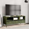 vidaXL - Tv-meubel - 101,5x39x43,5 - cm - koudgewalst - staal - olijfgroen