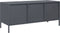 vidaXL - Tv-meubel - 101,5x39x43,5 - cm - koudgewalst - staal - antracietkleurig