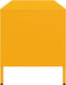 vidaXL - Tv-meubel - 101,5x39x43,5 - cm - koudgewalst - staal - mosterdgeel