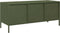 vidaXL - Tv-meubel - 101,5x39x43,5 - cm - koudgewalst - staal - olijfgroen