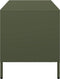 vidaXL - Tv-meubel - 101,5x39x43,5 - cm - koudgewalst - staal - olijfgroen