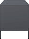 vidaXL - Tv-meubel - 101,5x39x43,5 - cm - koudgewalst - staal - antracietkleurig