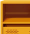 vidaXL - Tv-meubel - 101,5x39x43,5 - cm - koudgewalst - staal - mosterdgeel