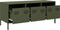 vidaXL - Tv-meubel - 101,5x39x43,5 - cm - koudgewalst - staal - olijfgroen