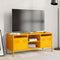 vidaXL - Tv-meubel - 101,5x39x43,5 - cm - koudgewalst - staal - mosterdgeel
