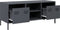 vidaXL - Tv-meubel - 101,5x39x43,5 - cm - koudgewalst - staal - antracietkleurig