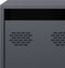 vidaXL - Tv-meubel - 101,5x39x43,5 - cm - koudgewalst - staal - antracietkleurig