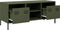 vidaXL - Tv-meubel - 101,5x39x43,5 - cm - koudgewalst - staal - olijfgroen