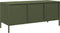 vidaXL - Tv-meubel - 101,5x39x43,5 - cm - koudgewalst - staal - olijfgroen