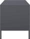vidaXL - Tv-meubel - 101,5x39x43,5 - cm - koudgewalst - staal - antracietkleurig