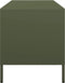 vidaXL - Tv-meubel - 101,5x39x43,5 - cm - koudgewalst - staal - olijfgroen