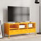 vidaXL - Tv-meubel - 101,5x39x43,5 - cm - koudgewalst - staal - mosterdgeel