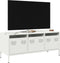 vidaXL - Tv-meubel - 101,5x39x43,5 - cm - koudgewalst - staal - wit