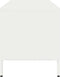 vidaXL - Tv-meubel - 101,5x39x43,5 - cm - koudgewalst - staal - wit