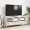 vidaXL - Tv-meubel - 101,5x39x43,5 - cm - koudgewalst - staal - wit
