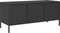 vidaXL - Tv-meubel - 101,5x39x43,5 - cm - koudgewalst - staal - zwart