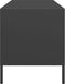 vidaXL - Tv-meubel - 101,5x39x43,5 - cm - koudgewalst - staal - zwart