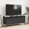 vidaXL - Tv-meubel - 101,5x39x43,5 - cm - koudgewalst - staal - zwart