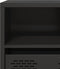 vidaXL - Tv-meubel - 101,5x39x43,5 - cm - koudgewalst - staal - zwart