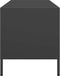vidaXL - Tv-meubel - 101,5x39x43,5 - cm - koudgewalst - staal - zwart